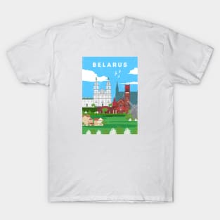 Minsk, Belarus.Retro travel poster T-Shirt